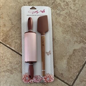 Dolly Mini Rolling Pin and Spatula Set